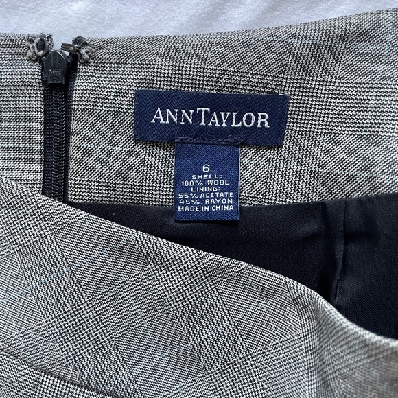 Ann Taylor wool suit skirt - Picture 3 of 7